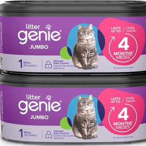 Cat Litter Genie Refill Bags | Jumbo 2- Count (Pack of 1) | Up to 8 Months of Supply in 2 cartridges