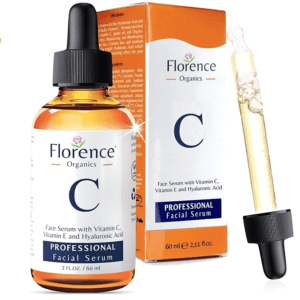 Vitamin C Serum For Face – Anti-Aging Facial Serum with Vitamin C, Hyaluronic Acid, Niacinamide, B5 & Vit E. Brightening Facial Essence for Dark Spots, Fine Lines, Wrinkles & Glowing Skin