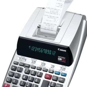 Canon MP25DV-3 Desktop Printing Calculator with Currency Conversion, Clock & Calendar