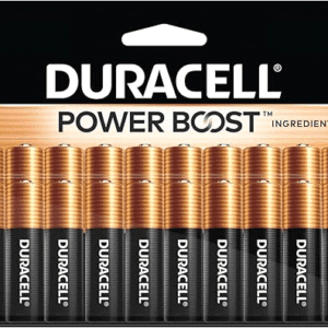 Duracell Coppertop AA Batteries with Power Boost Ingredients, 24 Count Pack Double A Battery with Long-lasting Power, Alkaline AA Battery for Household and Office Devices.
